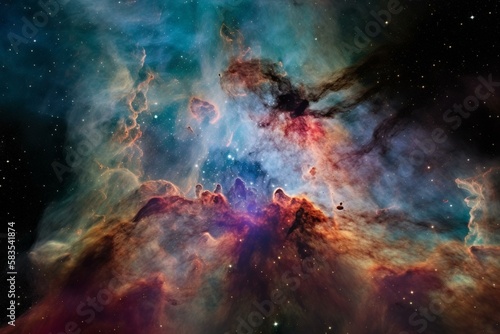 A nebula in the Milky Way Generative AI © Катерина Євтехова