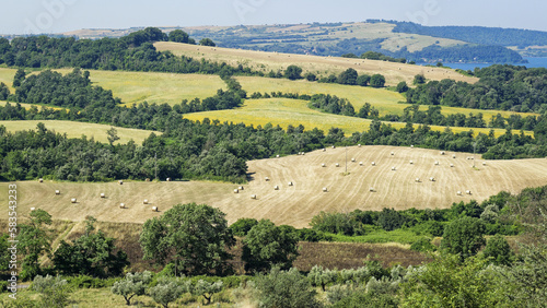 Paysage d'été en Italie