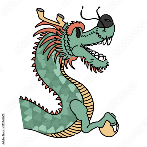 asian style dragon