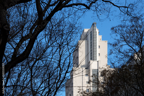 Old skyscrapers in Villeurbanne (France)