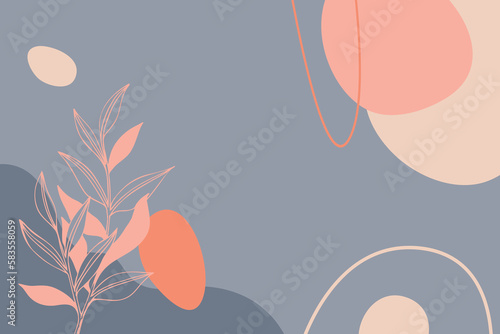 Abstract background. Modern design template in minimal style. Stylish cover for beauty presentation, branding design.	
