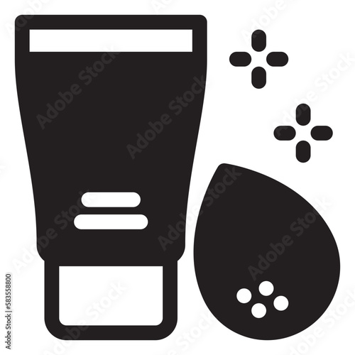 powder icon illustration