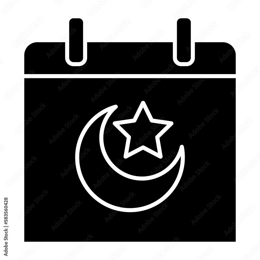 ramadan calendar icon illustration ramadan calendar icon illustration