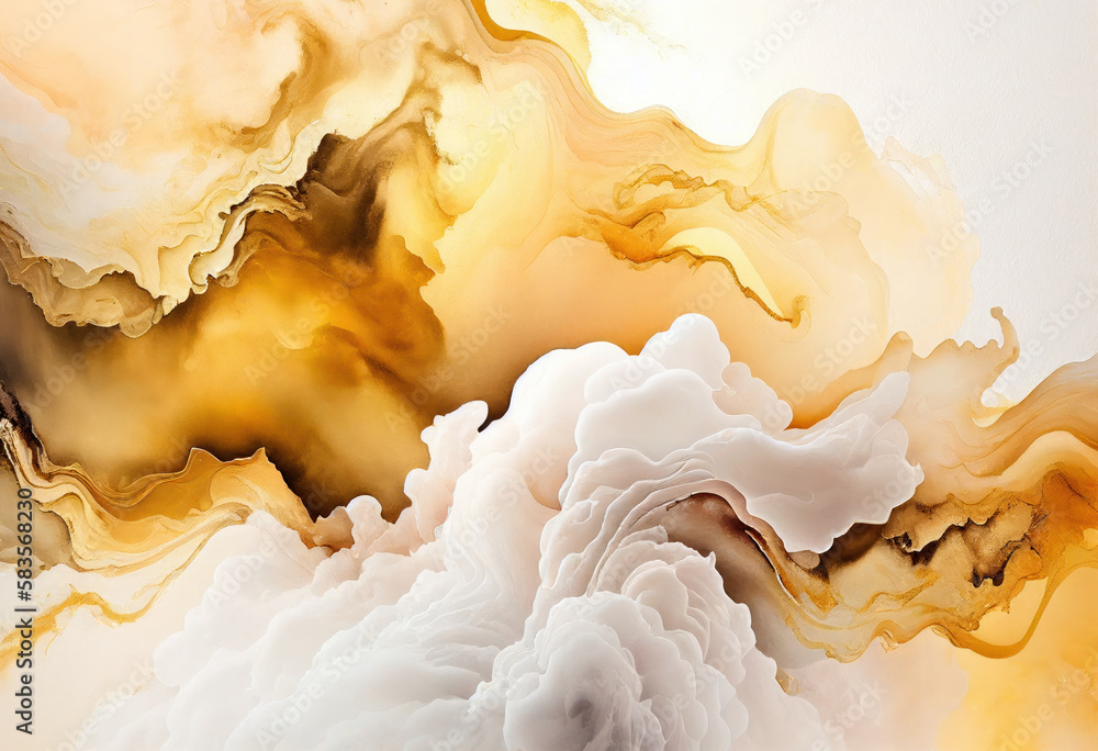 Gold Marble Texture Background, Abstract Backdrop, Generative AI Gold Marble Texture Background, Abstract Backdrop, Generative AI