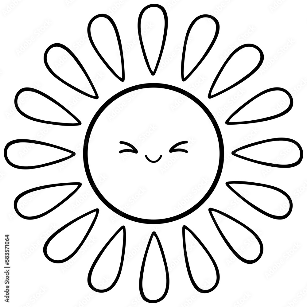 Black Sun doodle. Black Sun doodle.