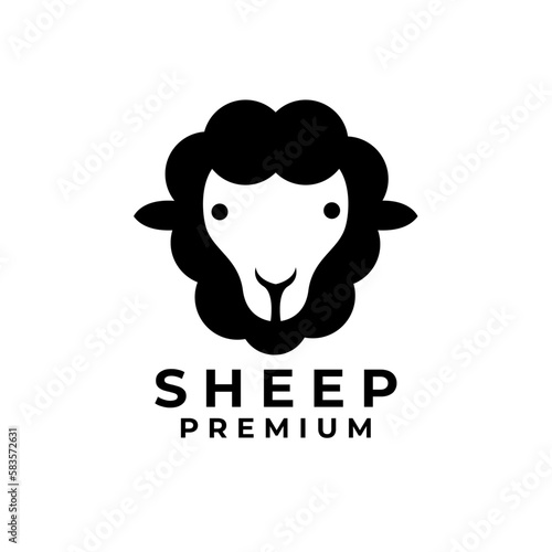 Black Sheep logo icon design illustration