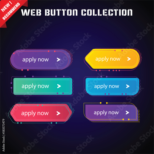 cta web button collection	