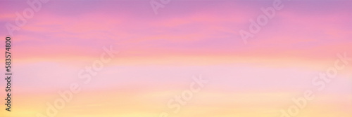 Panoramic view of the sunset sky  vector background
