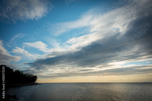 Lake Erie during sunset