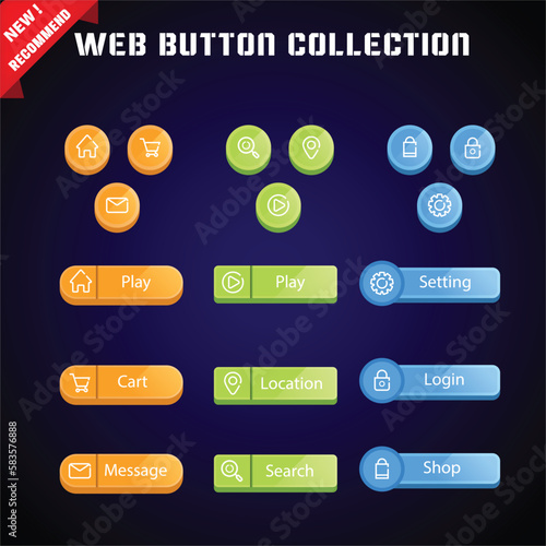 cta web button collection
