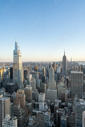 Skyline of NYC in early spring during sunset © Fran Coleman/Wirestock Creators