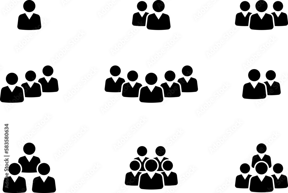 People group icon. Team of worker. User profile symbol. Group of people or group of users. Persons symbol. Vector People group icon. Team of worker. User profile symbol. Group of people or group of users. Persons symbol. Vector