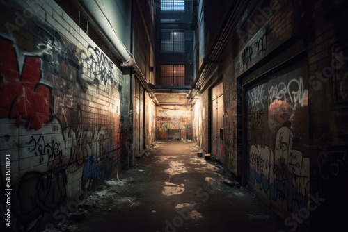 Exploring the Abandoned Alleys of the Big City, GENERATIVE AI