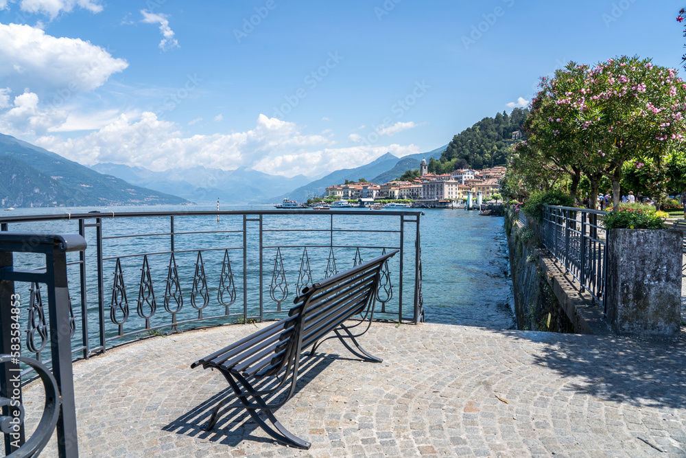 Bellagio village on the Como lake, Italy