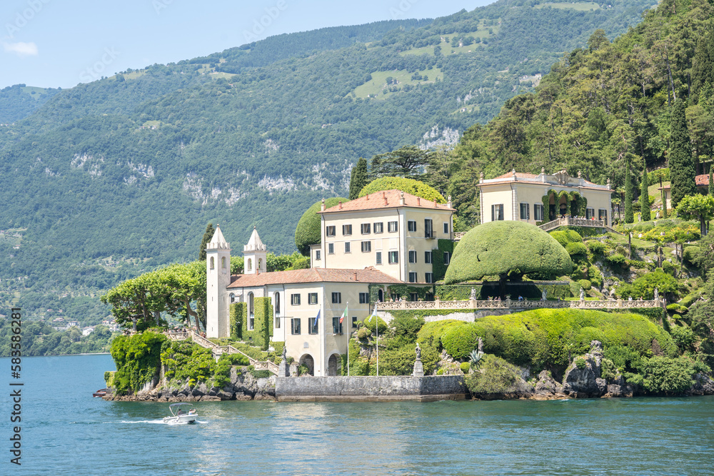 Villa del Balbianello on Lake Como, Italy