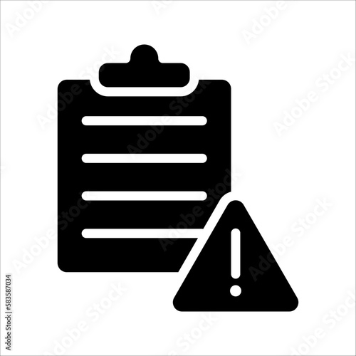 Governance, risk icon. Element of general data project icon for mobile concept and web apps. vector illustration on white background