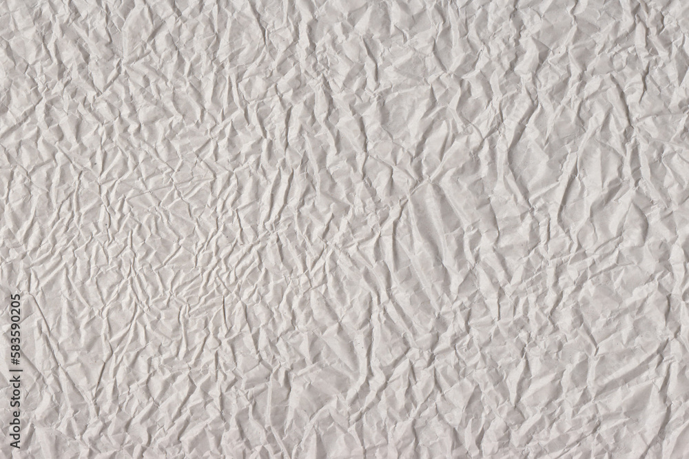 Wrinkled paper white background texture Wrinkled paper white background texture