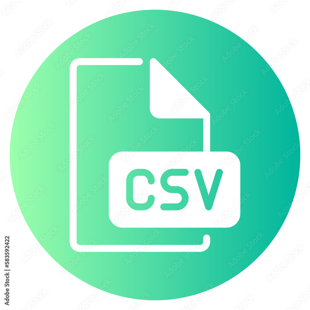 csv gradient icon csv gradient icon