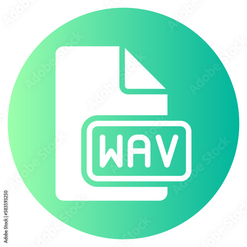 wav gradient icon