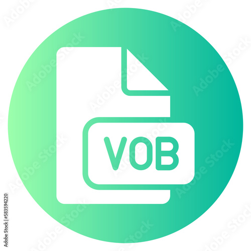 vob gradient icon photo