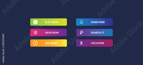 Ui Kit and Button design 