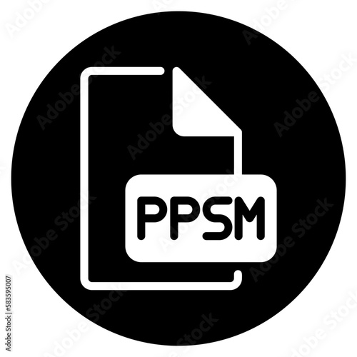 ppsm glyph icon photo