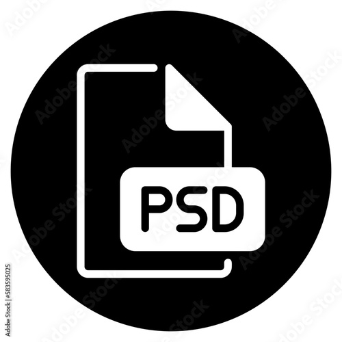 psd glyph icon