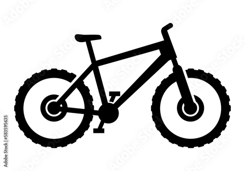 Mountain Bike Vector Icon