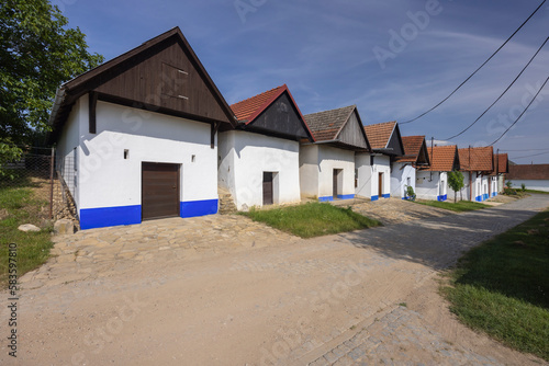 Traditional wine cellars in Blatnice pod Svatym Antoninkem, Slovacko, Southern Moravia, Czech Republic © Richard Semik