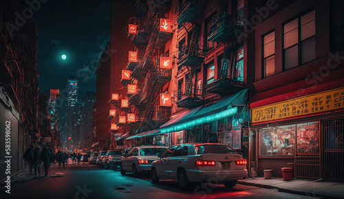 Chinatown's Influence on New York City's Cultural Landscape, Generativ Ai