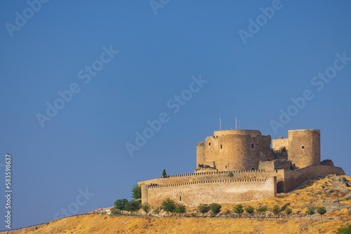 castle in Cosuegra, Castilla La Mancha, Spain
