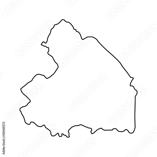 Drenthe province of the Netherlands. Vector illustration.
