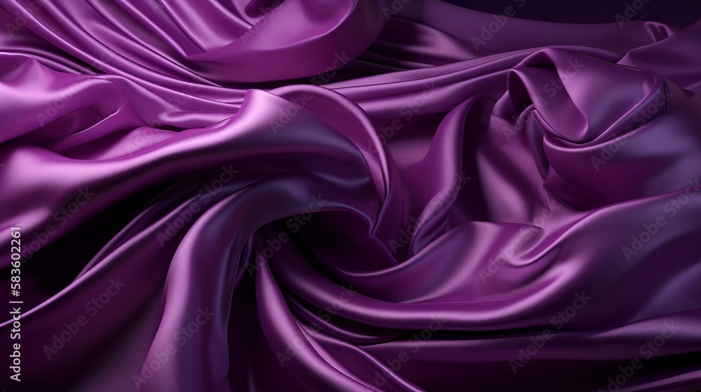 Obraz premium Abstract purple silk fabric background