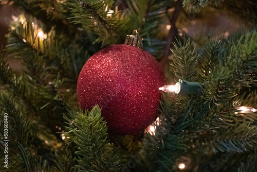 Obraz na płótnie christmas tree decorations w salonie