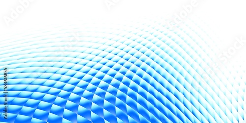 Abstract pattern. Horizontal background for any design. Blue waves on white background