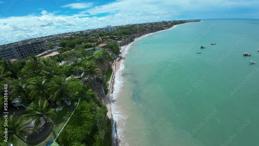 Carapibus Beach At Joao Pessoa In Paraiba Brazil. Outdoor Landscape. Nature Beach. Natural Background. Summer Travel. Carapibus Beach At Joao Pessoa Paraiba Brazil. Carapibus Beach At Joao Pessoa In Paraiba Brazil. Outdoor Landscape. Nature Beach. Natural Background. Summer Travel. Carapibus Beach At Joao Pessoa Paraiba Brazil.