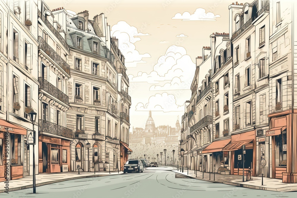 Cozy Paris streets