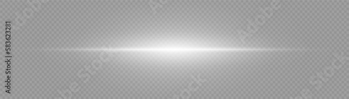 The spotlight shines on the stage. light from a lamp or spotlight. special effects on transparent background.