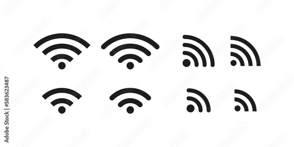 WiFi set icon. network, internet, communication, internet browsing, access, private network. Online concept. Vector line icon for Business and Advertising WiFi set icon. network, internet, communication, internet browsing, access, private network. Online concept. Vector line icon for Business and Advertising