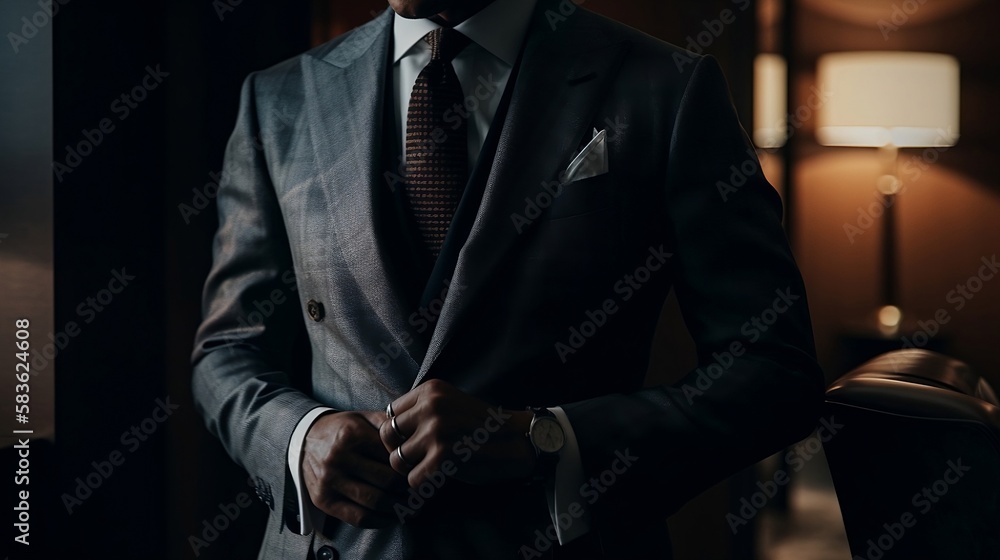 Fototapeta premium man in tuxedo