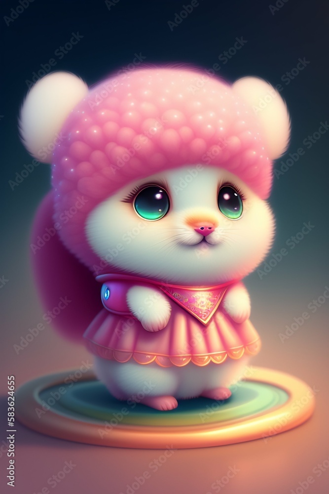 CUTE AND ADORABLE CARTOON FLUFFY BABY RHEA CUTE AND ADORABLE CARTOON FLUFFY BABY RHEA