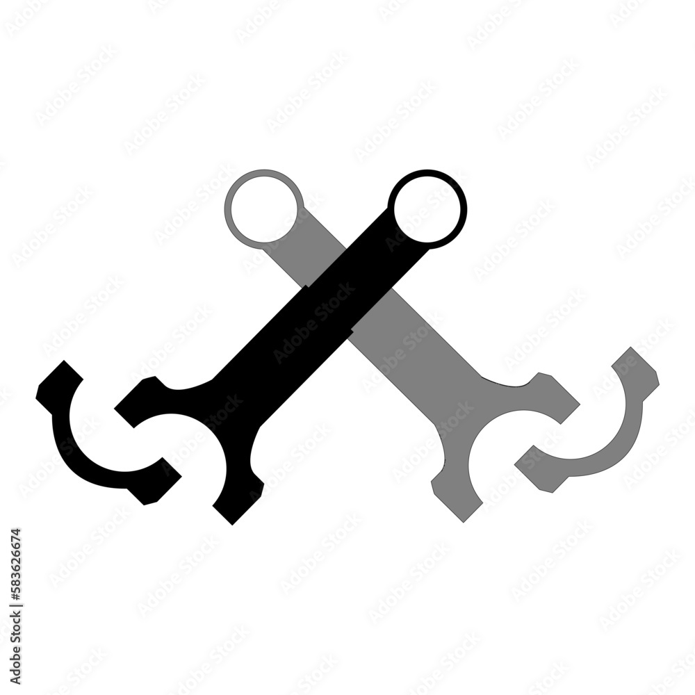 connecting rod icon design template vector connecting rod icon design template vector
