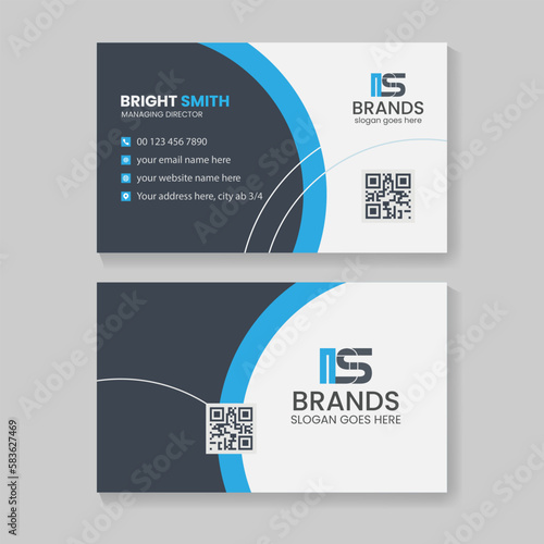 Corporate Business Card Templates clean & stylish visiting card Design