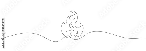 Continuous line of fire. one line.