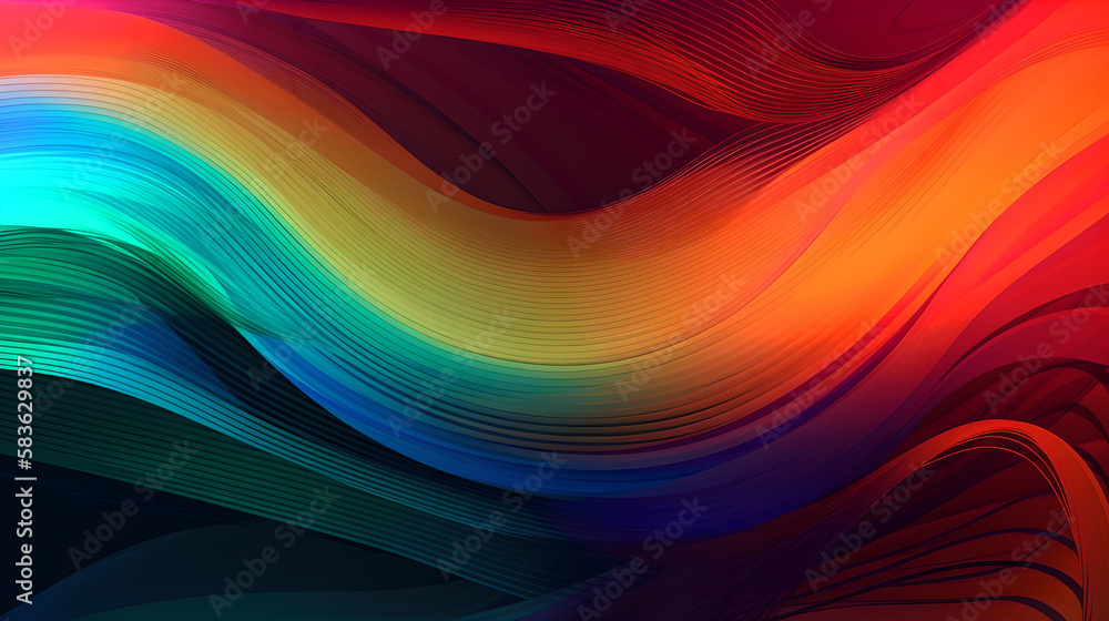 Obraz premium abstract colorful background (ai generated)