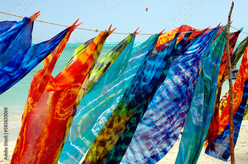 colorful cloths Caribbean © Annett