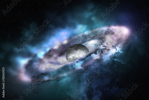 Fototapeta Naklejka Na Ścianę i Meble -  Andromeda in galaxy