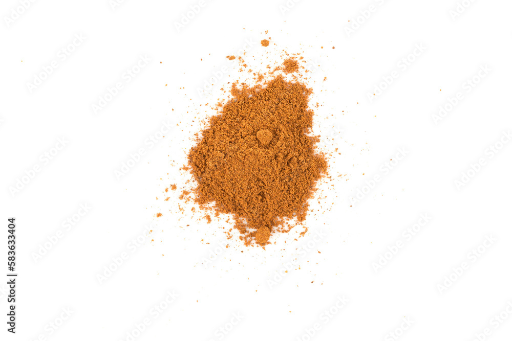 cinnamon powder closeup cinnamon powder closeup