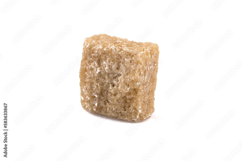 brown sugar cube isolated brown sugar cube isolated