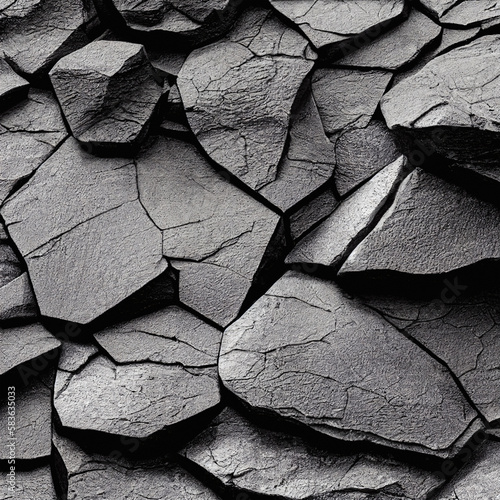 Basalt Dark Rock Overlay Texture